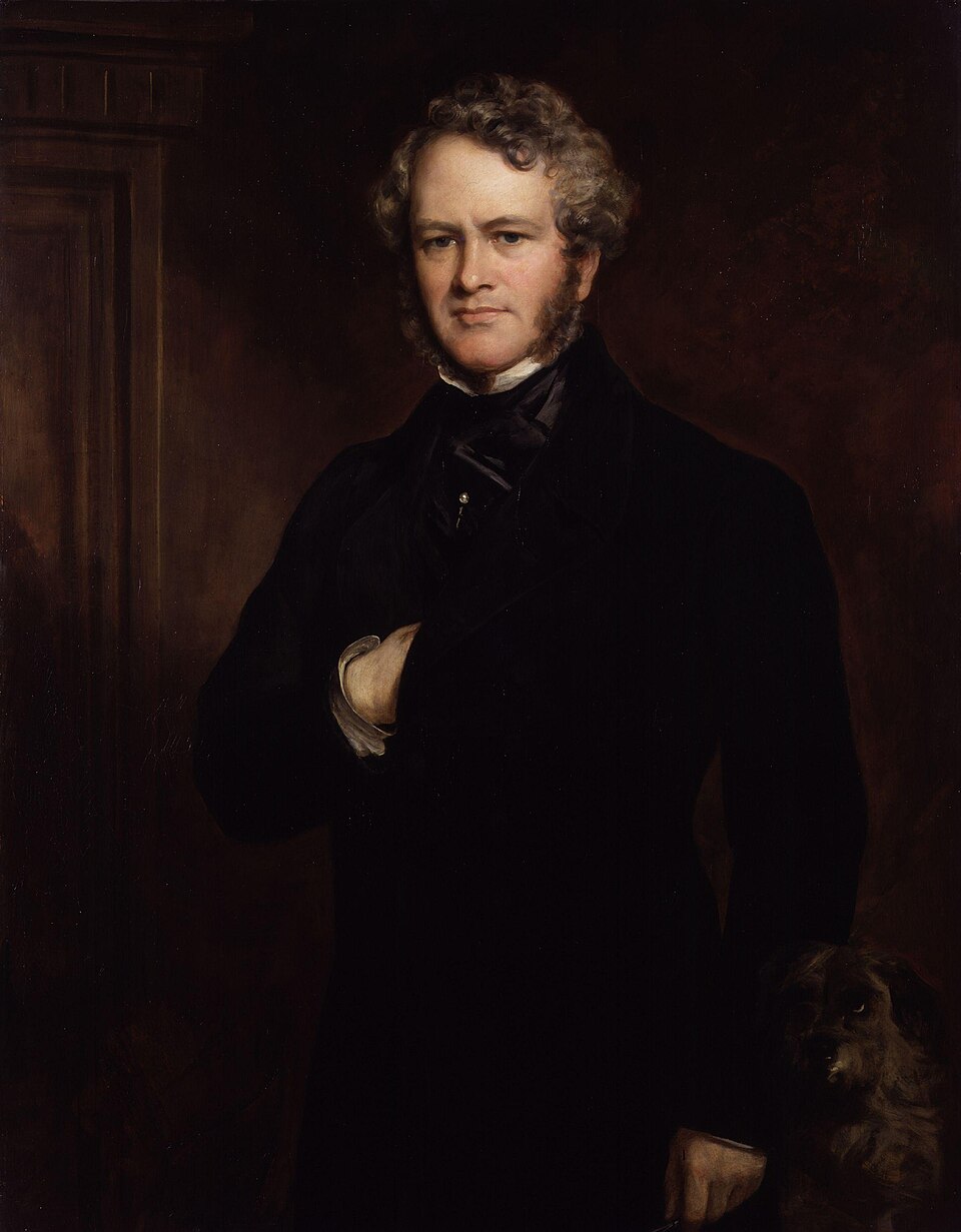 Portrait of Sir Edwin Landseer by Sir Francis Grant, 1852 — Queen Victoria's favorite painter and the master of Victorian dog portraiture
